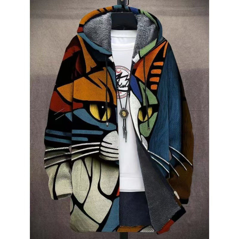 Plush windproof jacket