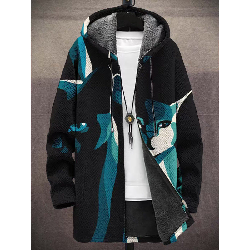 Plush windproof jacket