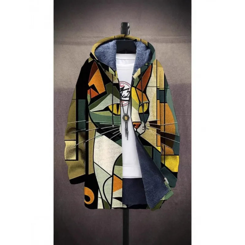Plush windproof jacket