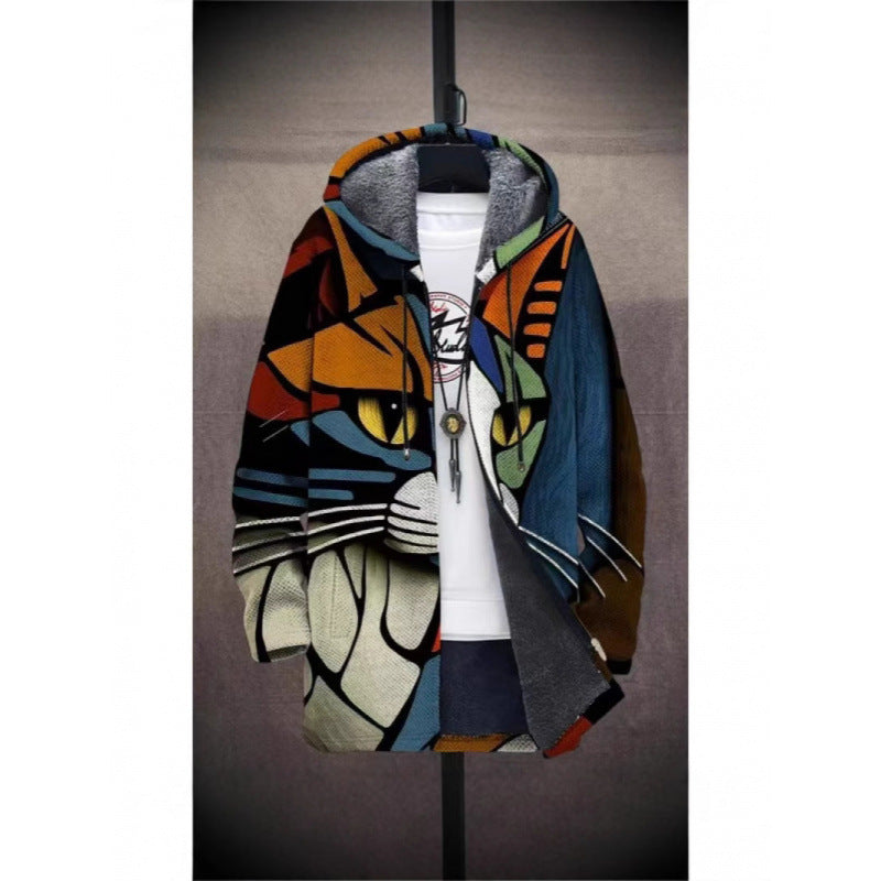 Plush windproof jacket