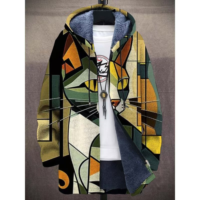 Plush windproof jacket